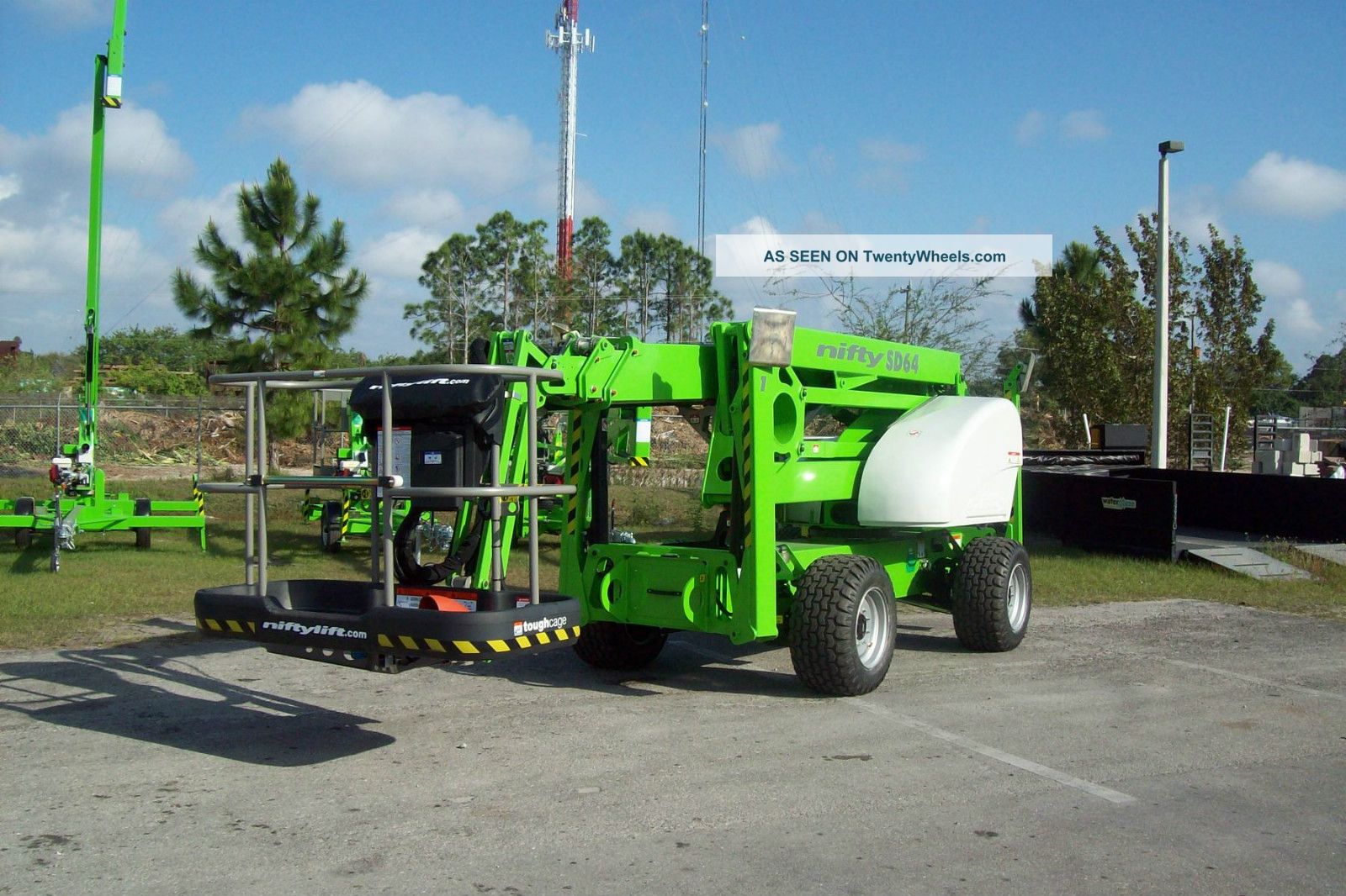 Nifty Sd64 70 ' Boom Lift,  4wd,  Only Weighs 8700 Lbs,  4 Wheel Steer,  Crab Steer,  New Lifts photo