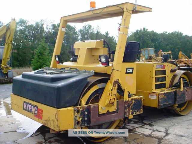 1999 Hypac C778b Vibratory Double Smooth Drum Roller Compactor In Good Cond. Compactors & Rollers - Riding photo