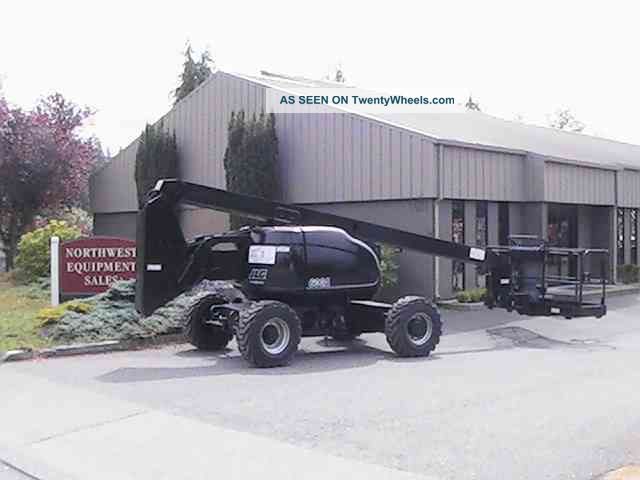 Jlg 600a Dual Fuel Boom Lift Man Lift - All Black - Lifts photo
