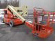 Jlg E400an Aerial Manlift Boom Lift Man Boomlift Painted Works In Narrow Isles Lifts photo 6