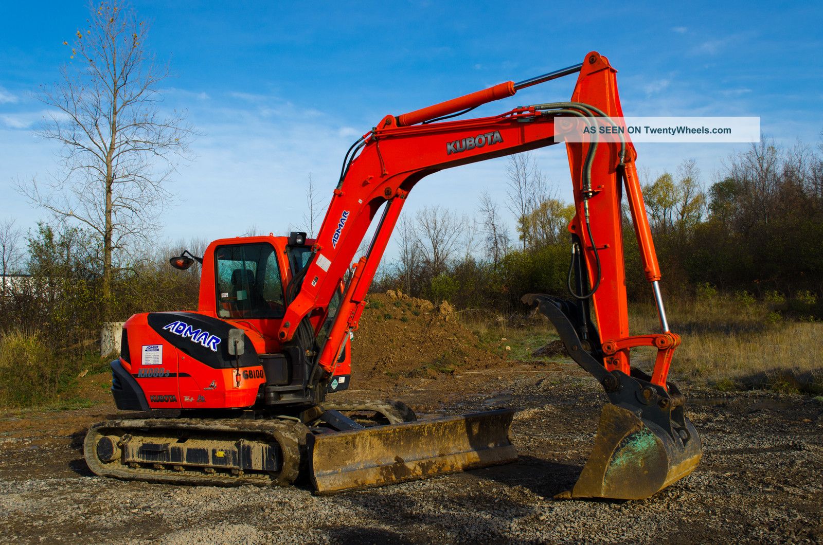 2009 Kubota Kx080 - 3 Excavator, A/c, Angle Blade, And Thumb.