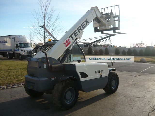2006 Terex Genie Tx 5519 Compact Reach Forklift Telehandler Serviced