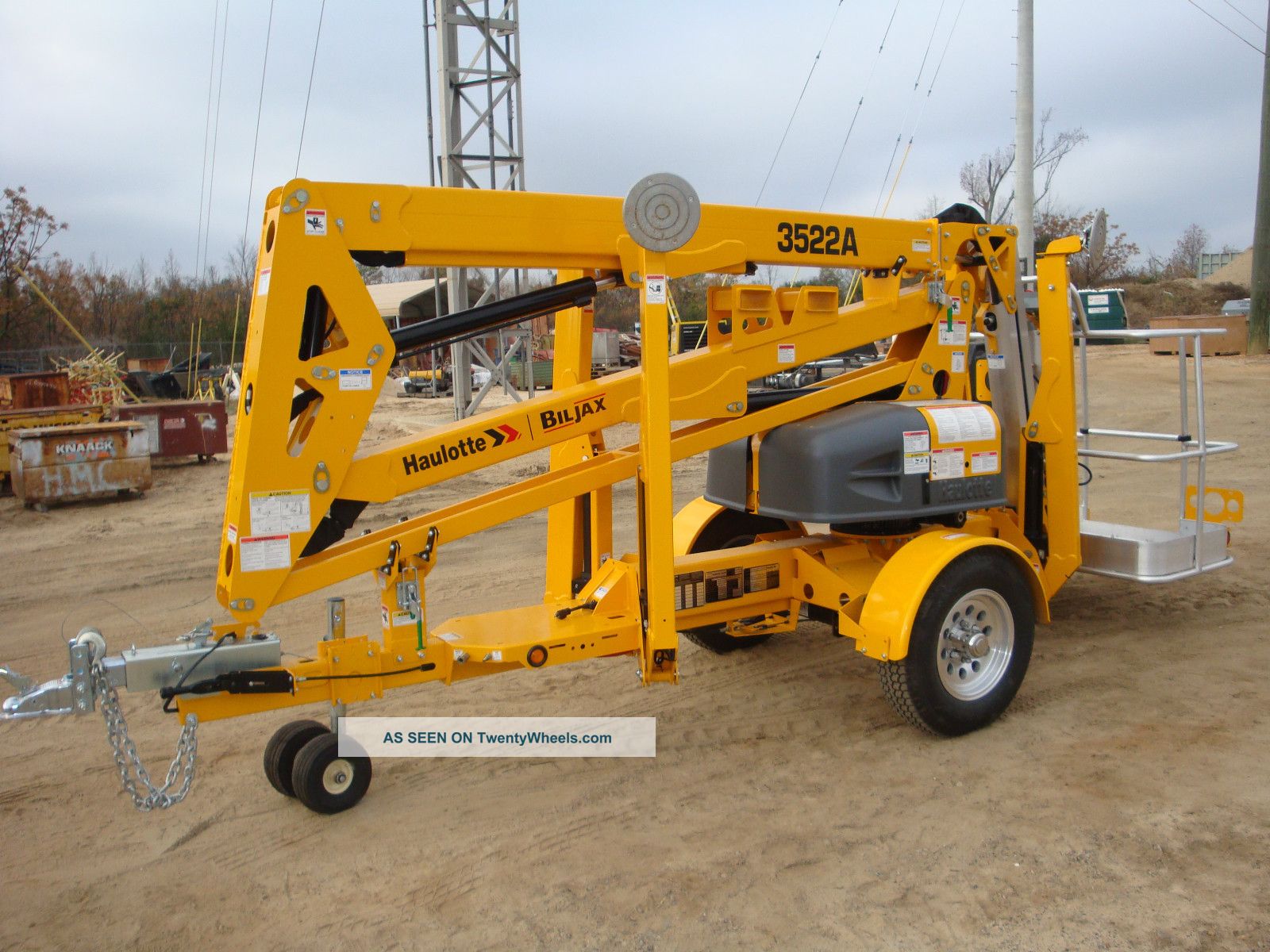 2012 Bil Jax/haulotte 3522a 35 ' Electric Towable Manlift