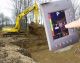 Excavator 10 ' Wide Come - A - Long Rake Grade Bucket Leveling Shovel Mini Concrete Excavators photo 5