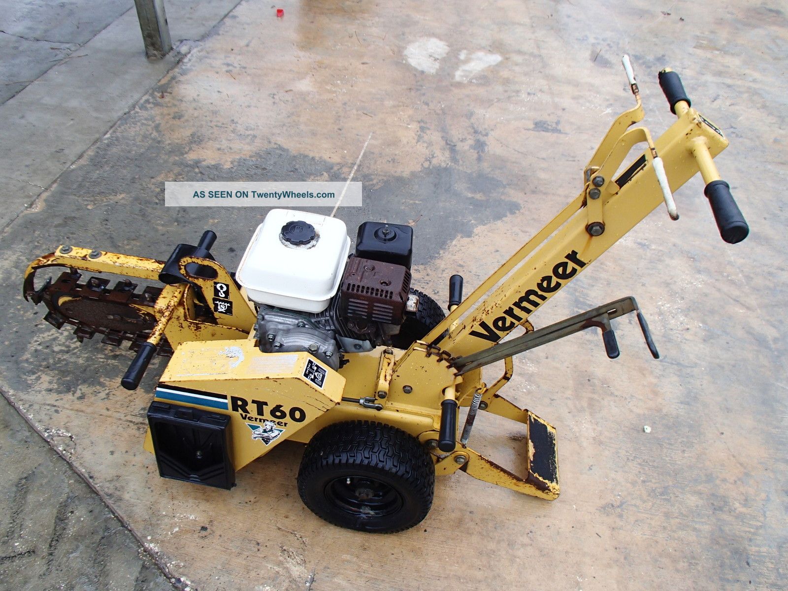 Vermeer Rt60 Walk Behind Trencher Construction Landscape Equipment Trenchers - Riding photo