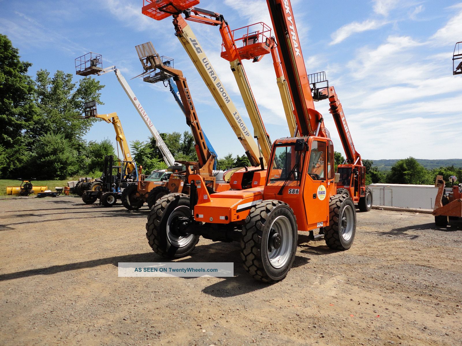 Jlg Skytrak 8042 Telehandler Telescopic Forklift 8, 000 Capacity 42 
