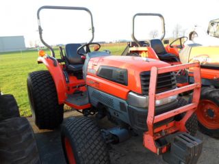 Kubota L3430hst Tractor - 4wd,  Hydrostatic,  Turf Tires,  Only 1325 Hrs photo