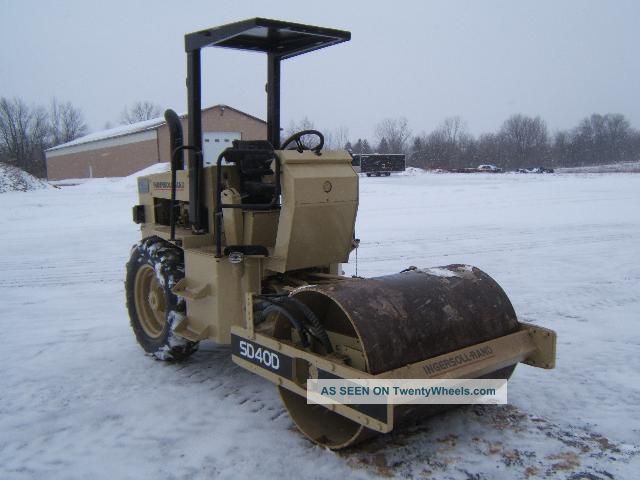 Ingersoll Rand Sd40d Compaction Roller Compactors & Rollers - Riding photo