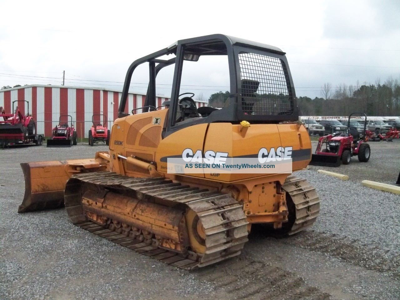 2007 Case 850k Lgp Bulldozer Dozer Crawler Tractor Sweeps Rear 