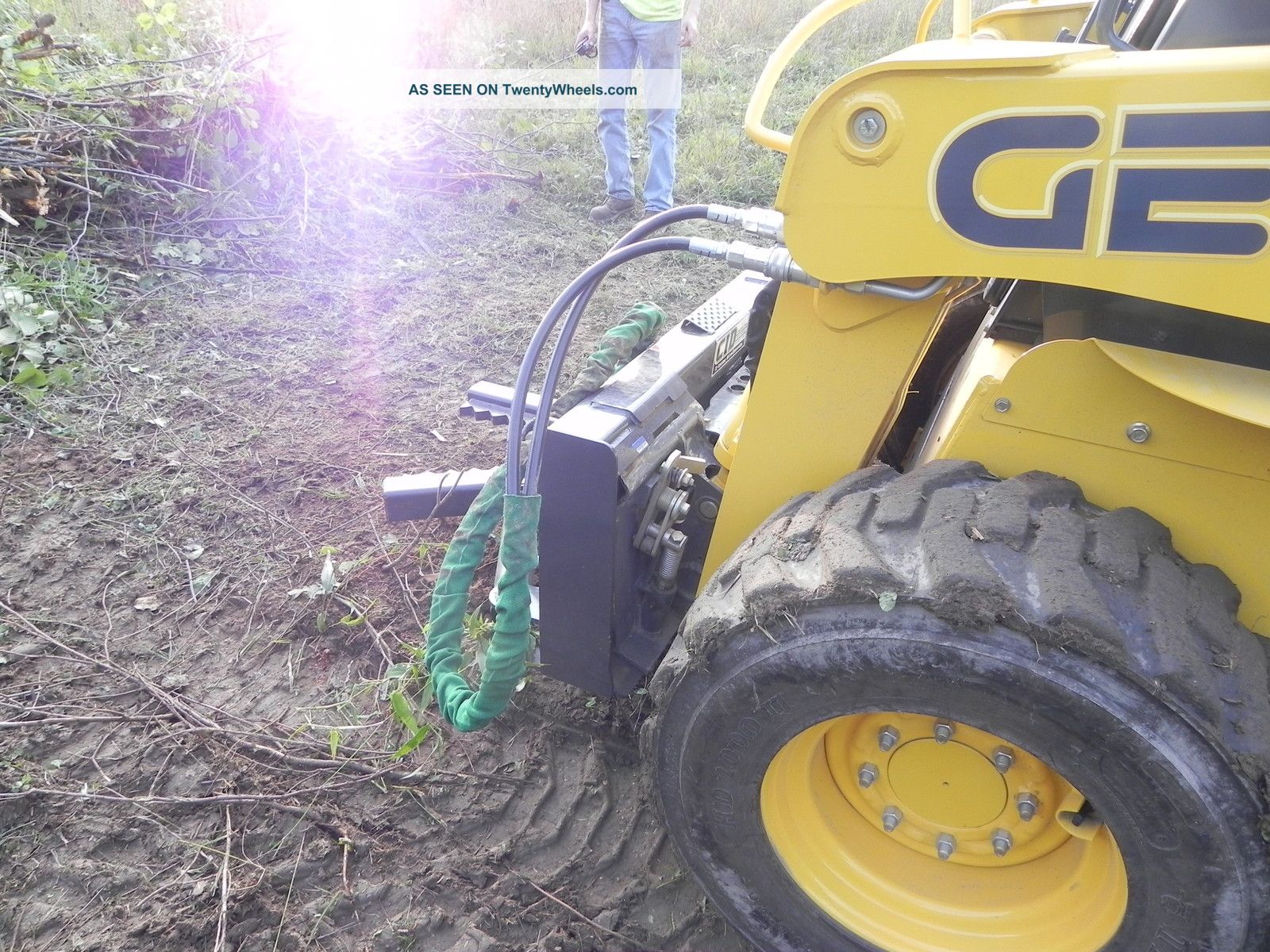 Cid Xtreme Tree And Post Puller Tree Shear For Bobcat Skid Steer Loader