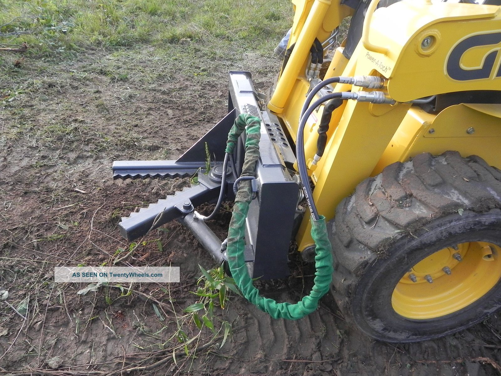 Cid Xtreme Tree And Post Puller Tree Shear For Bobcat Skid Steer Loader