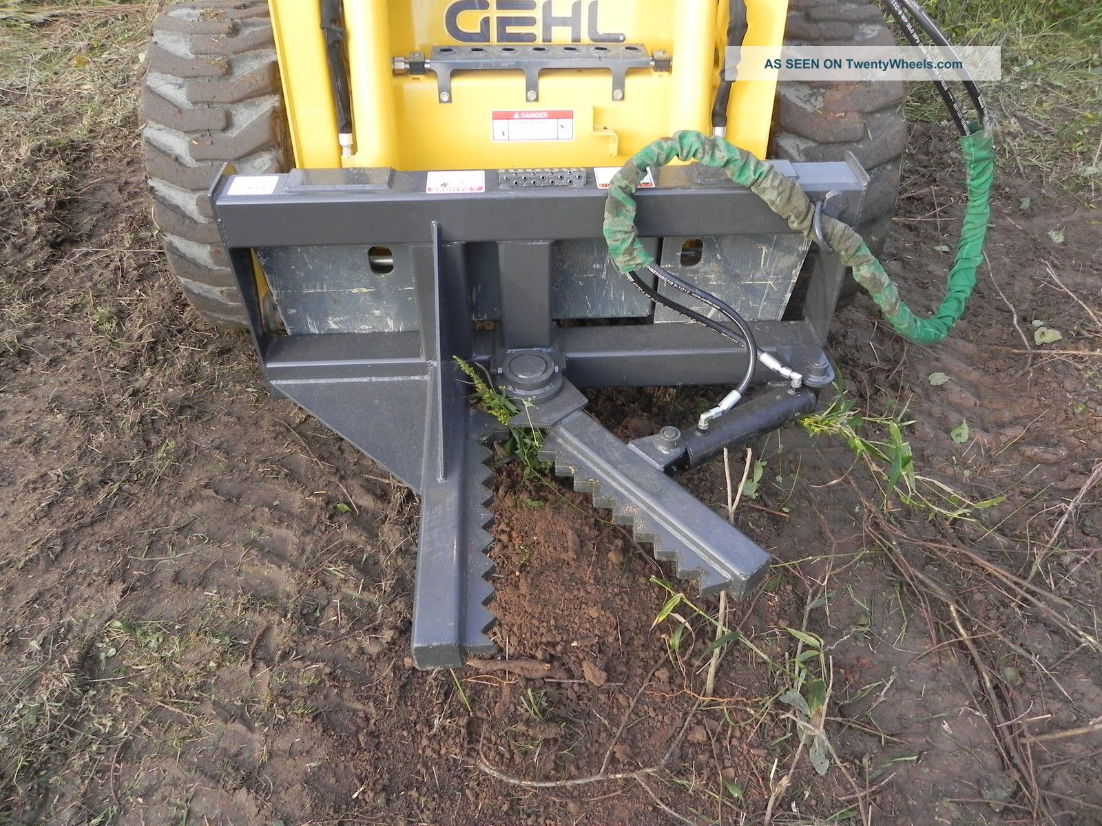 Cid Xtreme Tree And Post Puller Tree Shear For Bobcat Skid Steer Loader