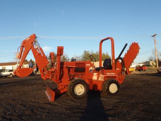 1997 Ditch Witch 3500 Combo Trencher Push Blade Backhoe Loader 2048 Hours photo