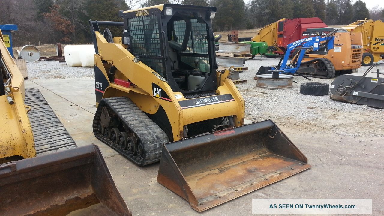 08 Caterpillar 257b Skid Steer Loader Cab,  Heat,  Air,  Erops,  Quick Attach. . . Skid Steer Loaders photo