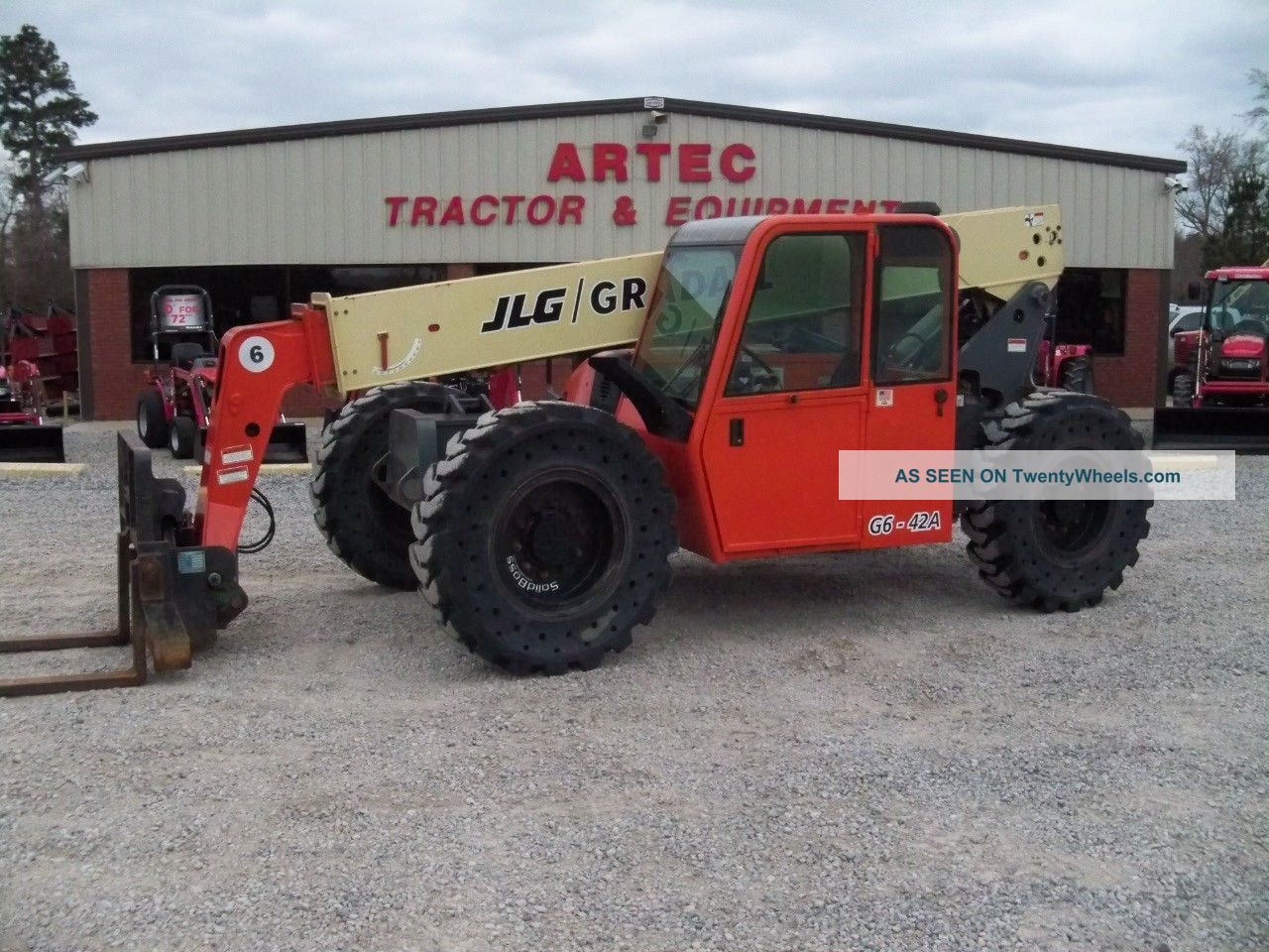 2005 Jlg G6 - 42a Telescopic Forklift - Loader Lift Tractor - Enclosed Cab Lifts photo