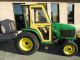 2000 John Deere 4300 4x4 Diesel Hydrostatic 1 Owner Cab Mower Plow Snowblower Tractors photo 2