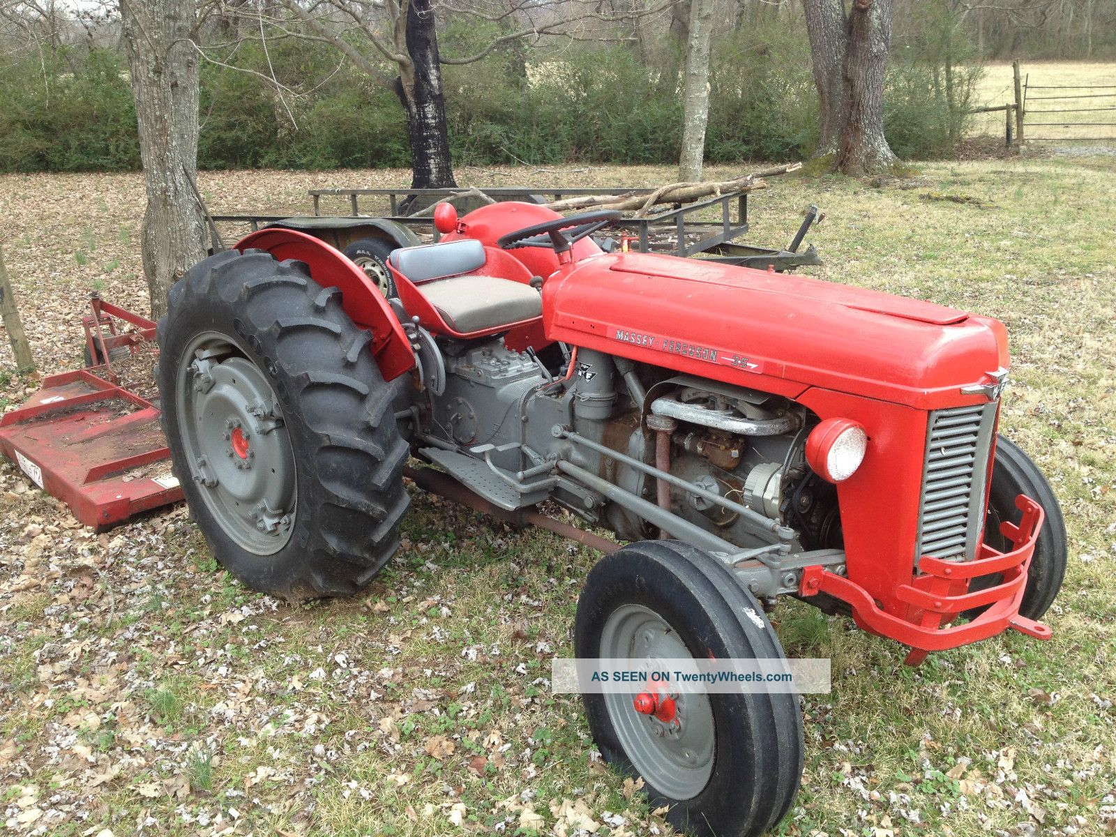 Massey Ferguson 35 Tractor With Agri 72 Bush Hog - Mechanically Perfect Tractors photo