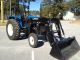 2000 New Holland Ts110 Tractor Stock U0001719,  4 Remotes,  Bush Hog Loader Tractors photo 1