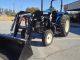 2000 New Holland Ts110 Tractor Stock U0001719,  4 Remotes,  Bush Hog Loader Tractors photo 8