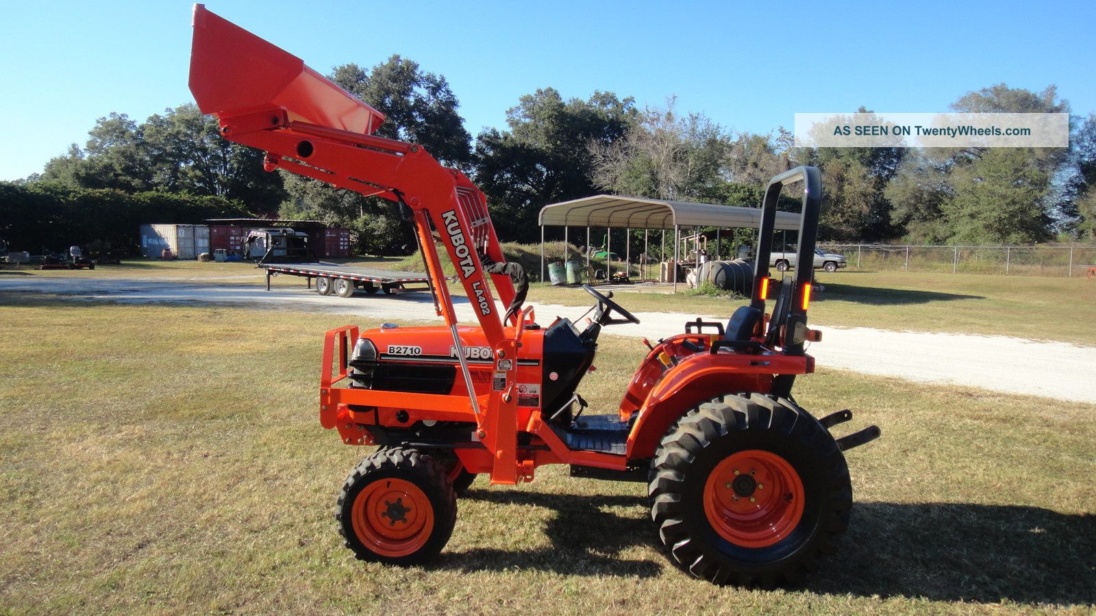 Kubota B2710 4x4 With Loader,  Hst,  Very Low Hours Tractors photo