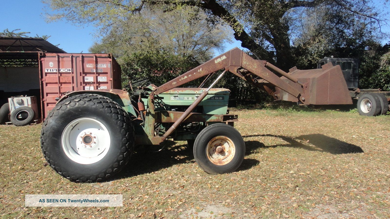 Oliver 1265 Diesel With Loader,  Restore Or Parts Tractors photo