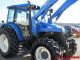 Ford New Holland Ts110 Diesel Farm Agriculture Tractor With Cab & Loader 4x4 Tractors photo 1