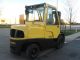 2007 Hyster 10000 Lb Capacity Forklift Lift Truck Pneumatic Tire W/heated Cab Forklifts & Other Lifts photo 1