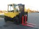 2007 Hyster 10000 Lb Capacity Forklift Lift Truck Pneumatic Tire W/heated Cab Forklifts & Other Lifts photo 4
