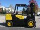 2005 Daewoo 8000 Lb Capacity Forklift Lift Truck Pneumatic Tire Triple Stg Mast Forklifts & Other Lifts photo 6
