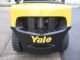 2005 Yale 8000 Lb Capacity Forklift Lift Truck Pneumatic Tire Triple Stage Mast Forklifts & Other Lifts photo 2