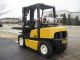 2005 Yale 8000 Lb Capacity Forklift Lift Truck Pneumatic Tire Triple Stage Mast Forklifts & Other Lifts photo 4