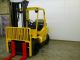 2005 Hyster 8000 Lb Capacity Forklift Lift Truck Pneumatic Tire Clear View Mast Forklifts & Other Lifts photo 2