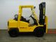 2005 Hyster 8000 Lb Capacity Forklift Lift Truck Pneumatic Tire Clear View Mast Forklifts & Other Lifts photo 3