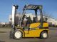 2009 Yale 5000 Lb Capacity Forklift Lift Truck Pneumatic Tire Lp Gas Propane Forklifts & Other Lifts photo 2
