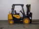 2007 Daewoo 5000 Lb Capacity Forklift Lift Truck Non Marking Pneumatic Tires Forklifts & Other Lifts photo 4