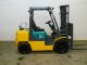 2006 Komatsu 5000 Lb Capacity Forklift Lift Truck Pneumatic Tire Triple Stage Forklifts & Other Lifts photo 3