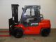 2003 Toyota 8000 Lb Capacity Forklift Lift Truck Pneumatic Tire W/heated Cab Forklifts & Other Lifts photo 1