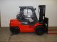 2003 Toyota 8000 Lb Capacity Forklift Lift Truck Pneumatic Tire W/heated Cab Forklifts & Other Lifts photo 6