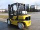 2006 Yale 7000 Lb Capacity Forklift Lift Truck Pneumatic Tire Clear View Mast Forklifts & Other Lifts photo 7