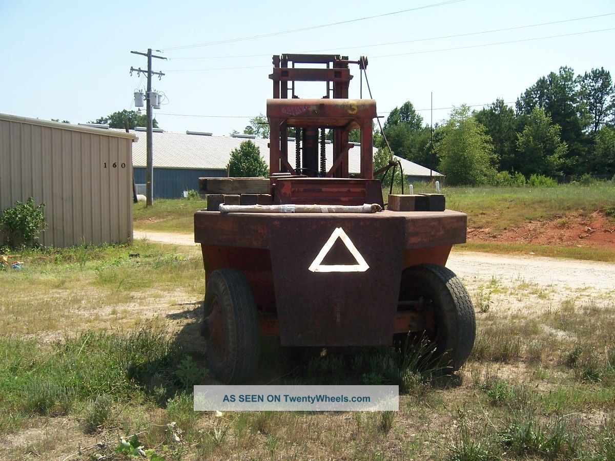 Taylor Yardmaster Forklift, Cap. 22, 000