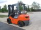 2004 Toyota 5000 Lb Capacity Forklift Lift Truck Pneumatic Tire Lp Gas Propane Forklifts & Other Lifts photo 1