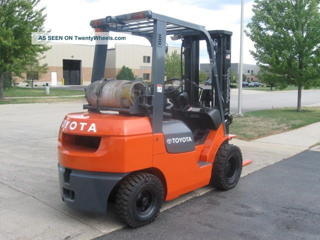 Toyota forklift propane to gas