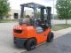 2004 Toyota 5000 Lb Capacity Forklift Lift Truck Pneumatic Tire Lp Gas Propane Forklifts & Other Lifts photo 3