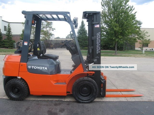 toyota forklift propane to gas #6