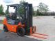 2004 Toyota 5000 Lb Capacity Forklift Lift Truck Pneumatic Tire Lp Gas Propane Forklifts & Other Lifts photo 6