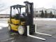 2006 Yale 7000 Lb Capacity Forklift Lift Truck Pneumatic Tire Clear View Mast Forklifts & Other Lifts photo 4