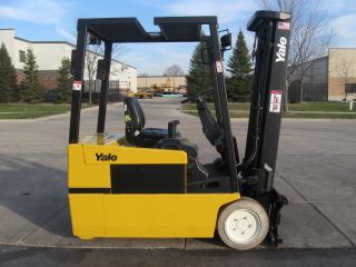 1997 Yale Erp040 Forklift 4000lb Electric 3 Wheel Lift Truck photo