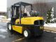 Yale 12000 Lb Capacity Forklift Lift Truck Pneumatic Tire Triple Stage Lp Gas Forklifts & Other Lifts photo 2