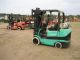 2003 Mitsubishi Fgc25 5000 Forklift Non Mark Tire 4 Cyl Propane Compact Hd Lift Forklifts & Other Lifts photo 7