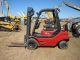 Linde 6000lb Capacity Pneumatic Tire Forklift Diesel Powered 42 
